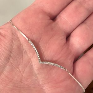 Pandora Wishbone Silver Necklace